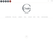 Tablet Screenshot of chelini.it